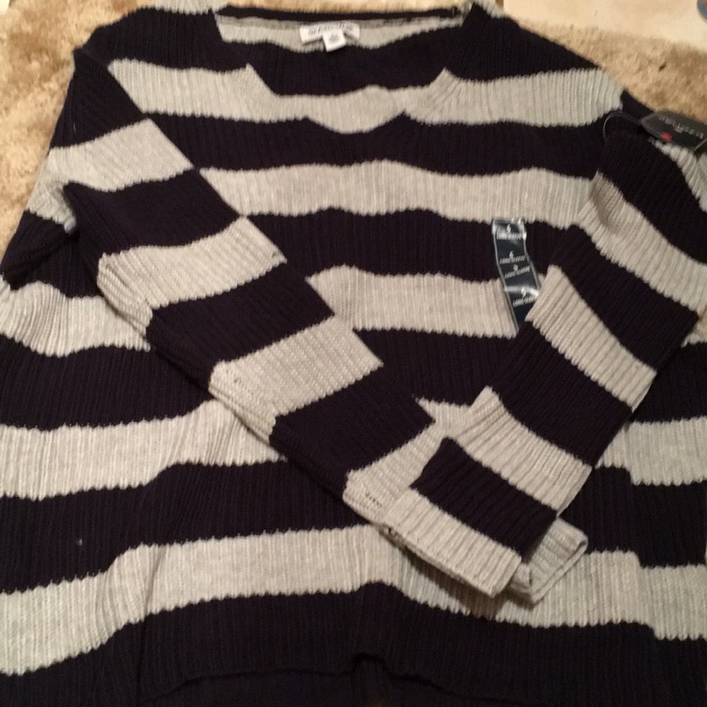 NWT St John’s bay striped longsleeve sweater S - Picture 5 of 6